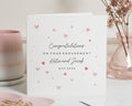 Engagement Card, Congratulations Engagement Card, Personalised Engagement Card, Engagement Card for Couple, Engagement Card for Her