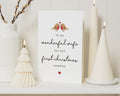 First Christmas Married Card for Wife, 1st Christmas Card, Wife Christmas Card, First Christmas as Husband and Wife, Cute Robin Card