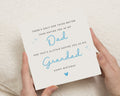 Dad Birthday Card, Grandad Birthday Card, Personalised Birthday Card for Dad, Birthday Card From Grandson, From Granddaughter Card