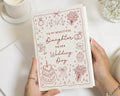 Daughter Wedding Card, Wedding Day Card for Daughter, To My Daughter Card, Bride Card from Mum and Dad, Wedding Card for Her