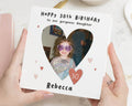 30th Birthday Card for Daughter, Personalised Photo Birthday Card, Daughter Birthday Card, 30 Birthday Card for Her, Heart Card