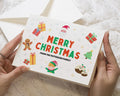 Personalised Christmas Card, Merry Christmas Card, Family Christmas Card, Pack of Christmas Cards, Pack of 10, 20, 50 or 100