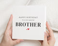 Birthday Card for Brother, Brother Birthday Card, Birthday Card for Him, Simple Birthday Card, Special Brother Birthday Cards