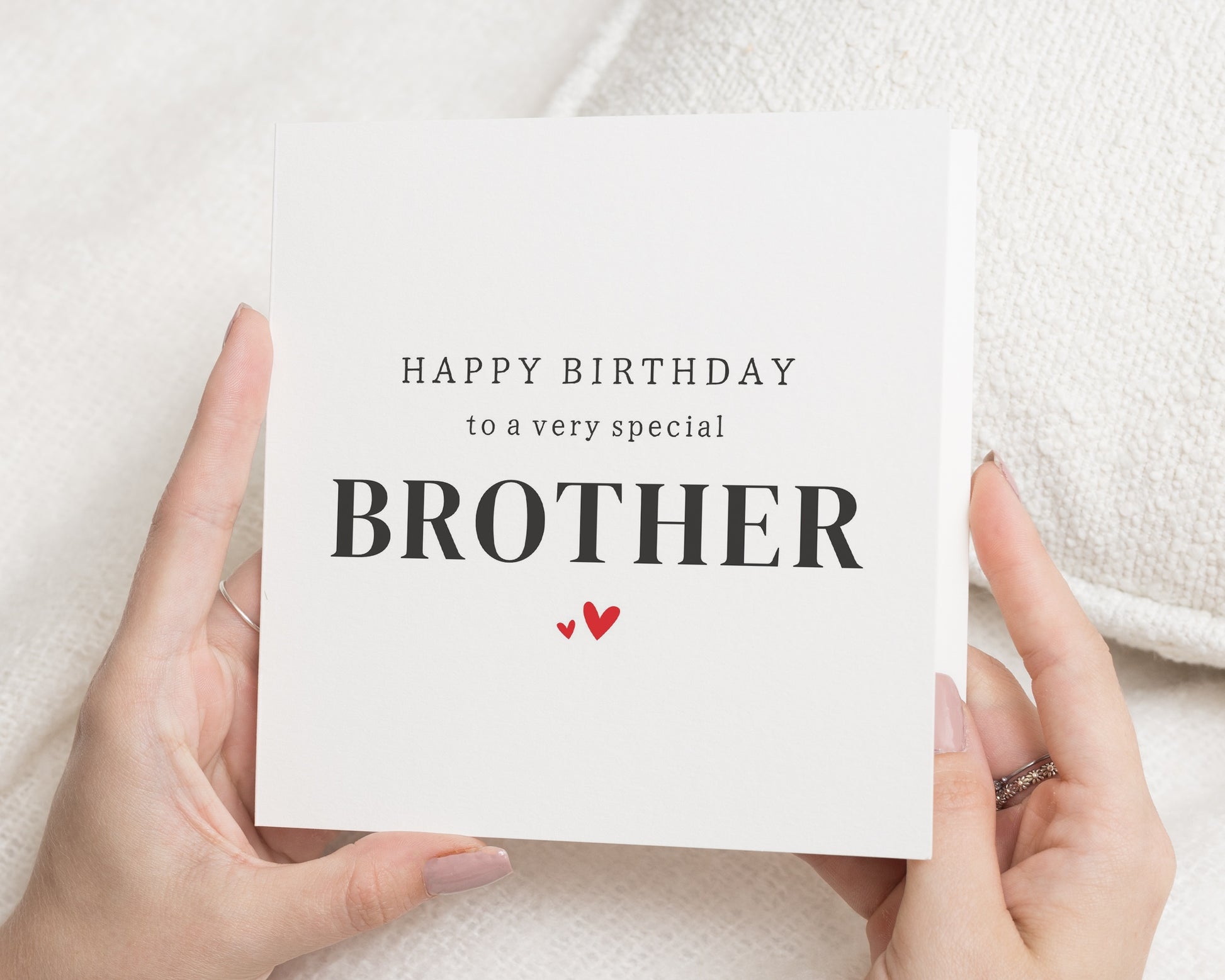 Birthday Card for Brother, Brother Birthday Card, Birthday Card for Him, Simple Birthday Card, Special Brother Birthday Cards