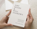 Personalised Save the Date Card, Simple Save the Date, Wedding Save the Date Card, Minimal Save the Date, Custom Save the Date, Elegant Card
