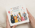 3rd Birthday Card, Personalised Birthday Card for Boy, Birthday Card for Girl, Safari Animal Birthday Card, Jungle Birthday Card