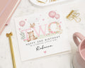 2nd Birthday Card for Girl, Personalised Birthday Card, Birthday Card for Daughter, Cute Animal Birthday Card, Special Little Girl Card