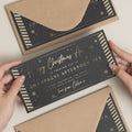 Personalised Christmas Gold Foil Scratch Gift Voucher, Gold Foil Scratch Voucher, Christmas Gift, Scratch To Reveal, Gift Experience Ticket