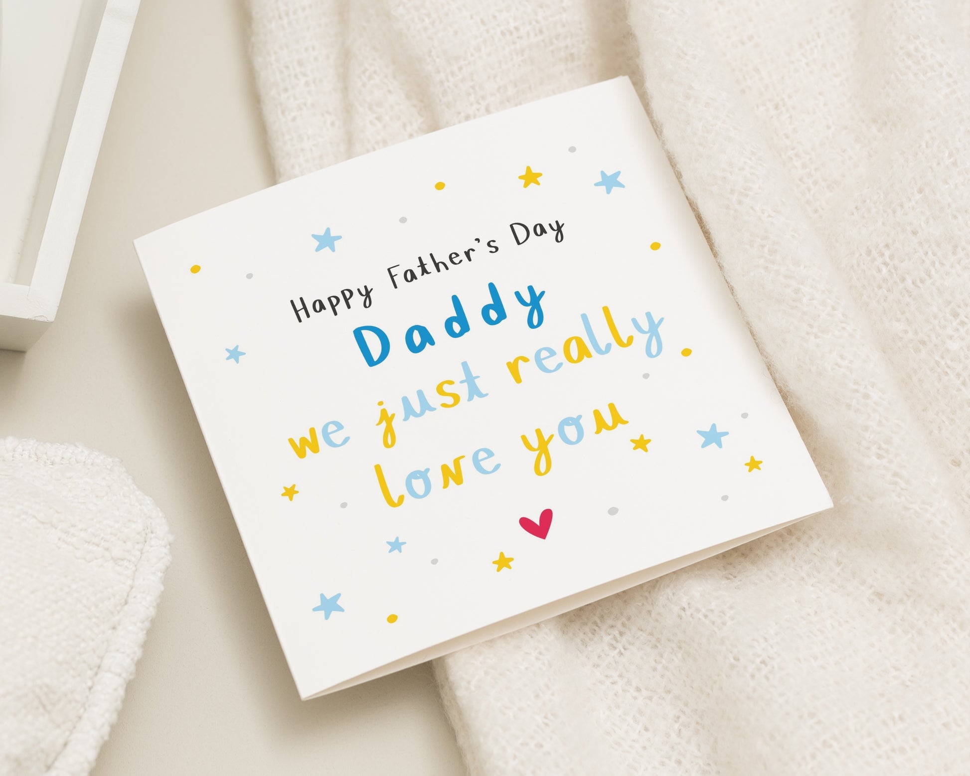 Fathers Day Card for Daddy, Fathers Day Card from Kids, Cute Fathers Day Card, Personalised Fathers Day Card, Daddy Card from Children