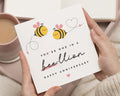 Anniversary Card, Cute Anniversary Card, Bee Pun Card, Anniversary Card for Him, Anniversary Card for Her, Funny Anniversary Card