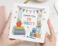 Teacher Thank You Card, Personalised Teacher Card, Thank You Teacher Card for Him, School Thank You Card, End of Term Teacher Card