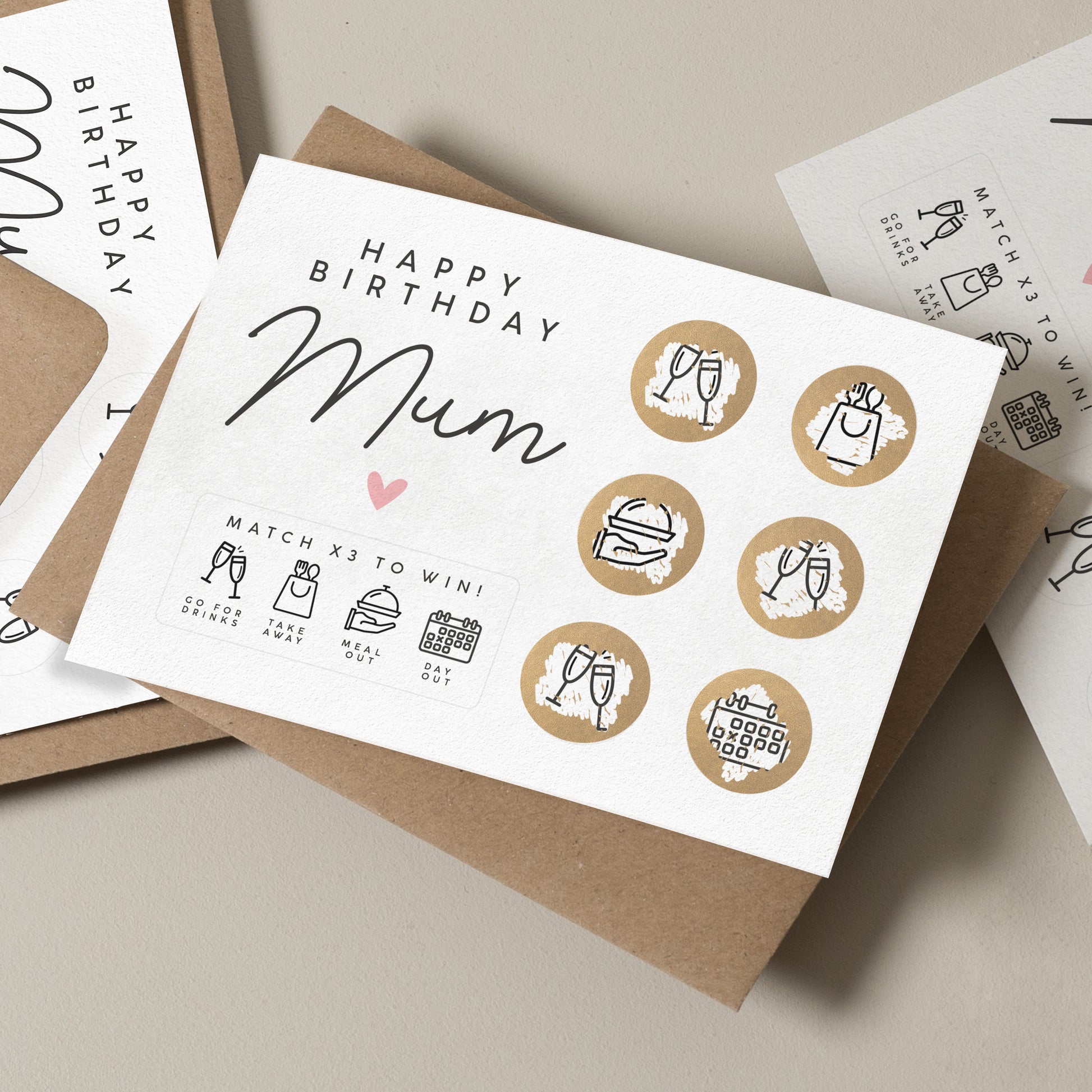 Birthday Card For Mum, Mum Birthday Gift, Mum Birthday Scratch Card, Gift for Mum, Cute Gift To Mum, Scratch Card For Mum, For Her