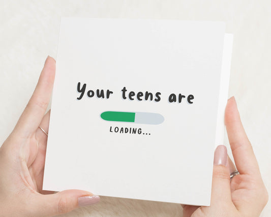 Funny Birthday Card for Tween, Pre Teen Birthday Card, Loading Birthday Card, Simple Birthday Card, Birthday Card for Son or Daughter