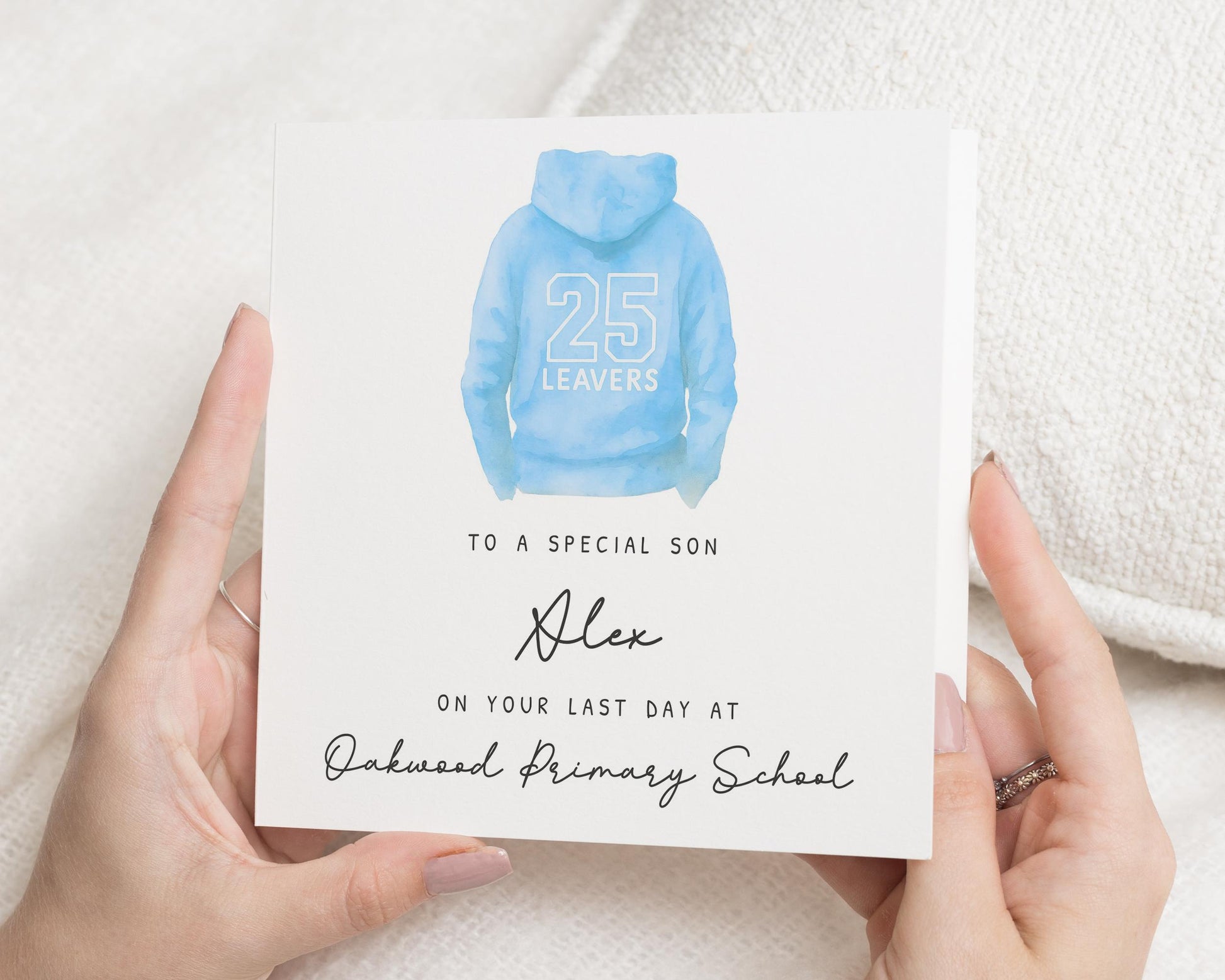 Leavers Card for Son, Last Day of School Card, Personalised Leavers Card, School Leavers Card, Special Son Card, Primary School Card