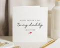 Fathers Day Card from Child, Fathers Day Card for Daddy, Personalised Fathers Day Card, Fathers Day Card from Son, Fathers Day Card for Him