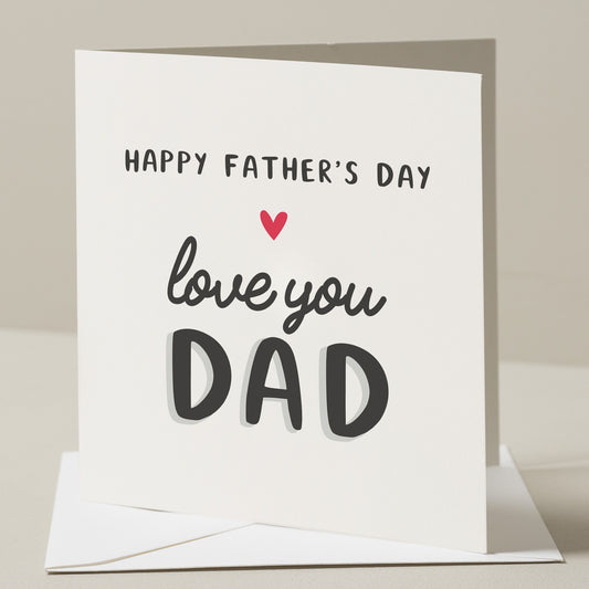 Dad Fathers Day Card, Fathers Day Card For Dad, Dad Fathers Day Gift, Fathers Day Card From Daughter, Cute Card For Dad, From Son