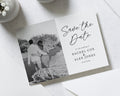 Personalised Save the Date Card, Wedding Save the Date, Photo Save the Date Cards, Simple Minimal Save the Dates, A6 5x7