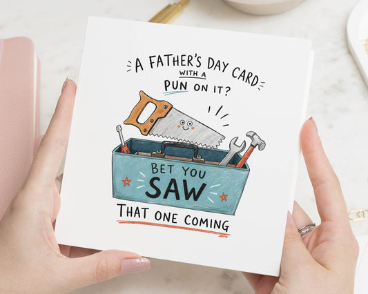 Father's Day Card for Dad, Funny Father's Day Card, Dad Father's Day Card, Tool Card for Dad, DIY Dad Card, Pun Card for Dad