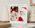 Personalised Photo Christmas Card, Square Christmas Card, Pack of 10, 20, 50 or 100, Custom Family Christmas Cards