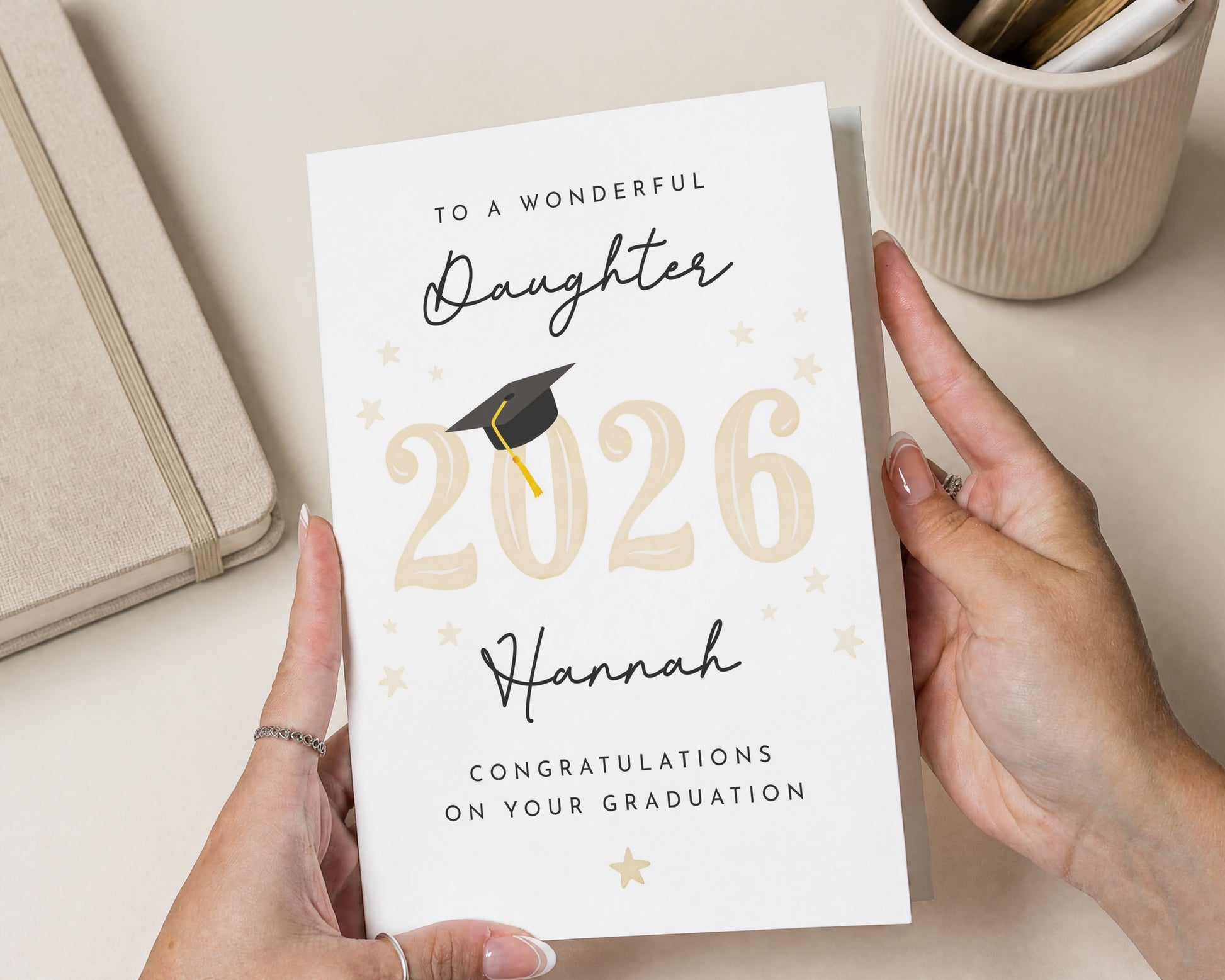 Graduation Card for Daughter, Daughter Graduation Card, Personalised Graduation Card, 2026 Graduation Card, Congratulations Card