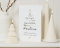 Personalised Christmas Card, Modern Christmas Card, Custom Christmas Card, Minimalist Christmas Card, Merry Christmas Card