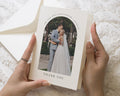 Personalised Wedding Thank You Cards, Photo Thank You Cards, Folded Wedding Thank You Cards, Thank You Card for Wedding, Simple Photo Card