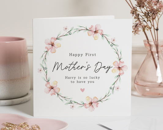 First Mothers Day Card, Mothers Day Card from Baby, Personalised Mothers Day Card, New Mum Card, Mothers Day Card for Her