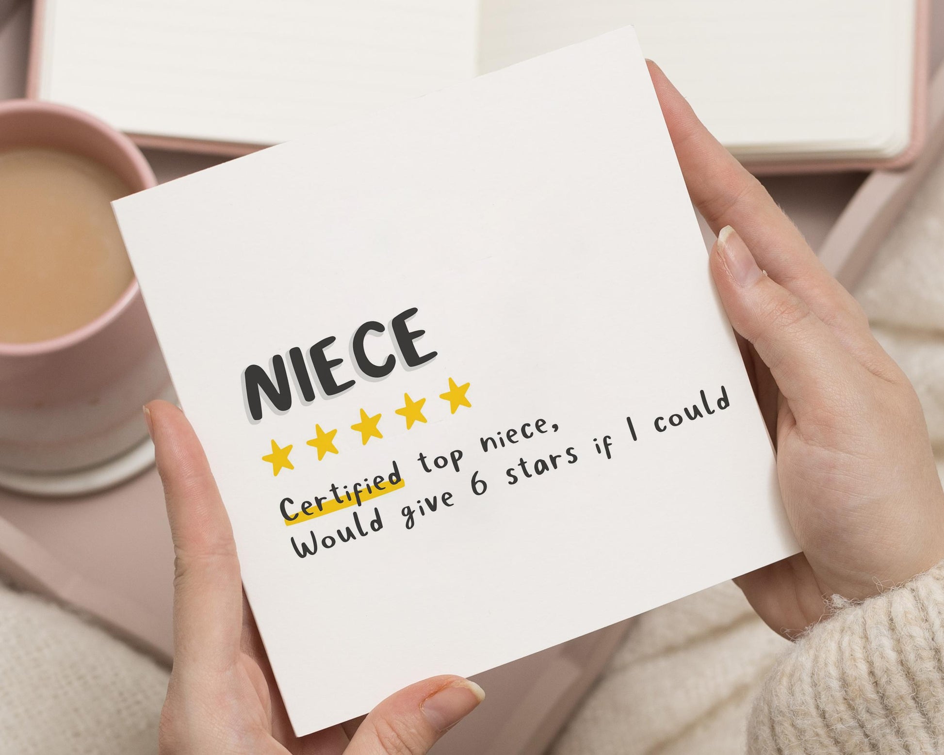 Birthday Card for Niece, Funny Niece Birthday Card, Niece Card, Birthday Card for Her, Cute Birthday Card, Personalised Niece Card