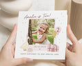 2nd Birthday Card for Girl, Personalised Photo Birthday Card, Second Birthday Card, Daughter Birthday Card, Granddaughter Birthday Card