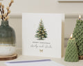 Christmas Card for Aunty and Uncle, Merry Christmas Card, Personalised Christmas Card, Family Christmas Card, Tree Card
