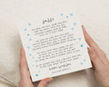 Daddy Birthday Card From Child, Birthday Card for Dad, Personalised Daddy Card, Cute Poem Birthday Card, Birthday Card From Baby