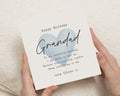 Birthday Card for Grandad, Grandad Birthday Card, Personalised Birthday Card, Grandad Card from Grandchild, Cute Poem Birthday Card