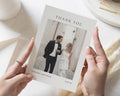 Personalised Wedding Thank You Card, Photo Wedding Thank You Card, Simple Wedding Thank You Card, Thank You Cards for Wedding