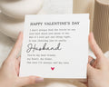 Valentines Day Card for Husband, Husband Valentines Card, Romantic Valentines Card for Him, Personalised Valentine Card for Husband