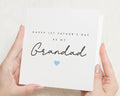 1st Fathers Day Card for Grandad, First Fathers Day Card, Fathers Day Card from Baby, Grandad Fathers Day Card, Personalised Card