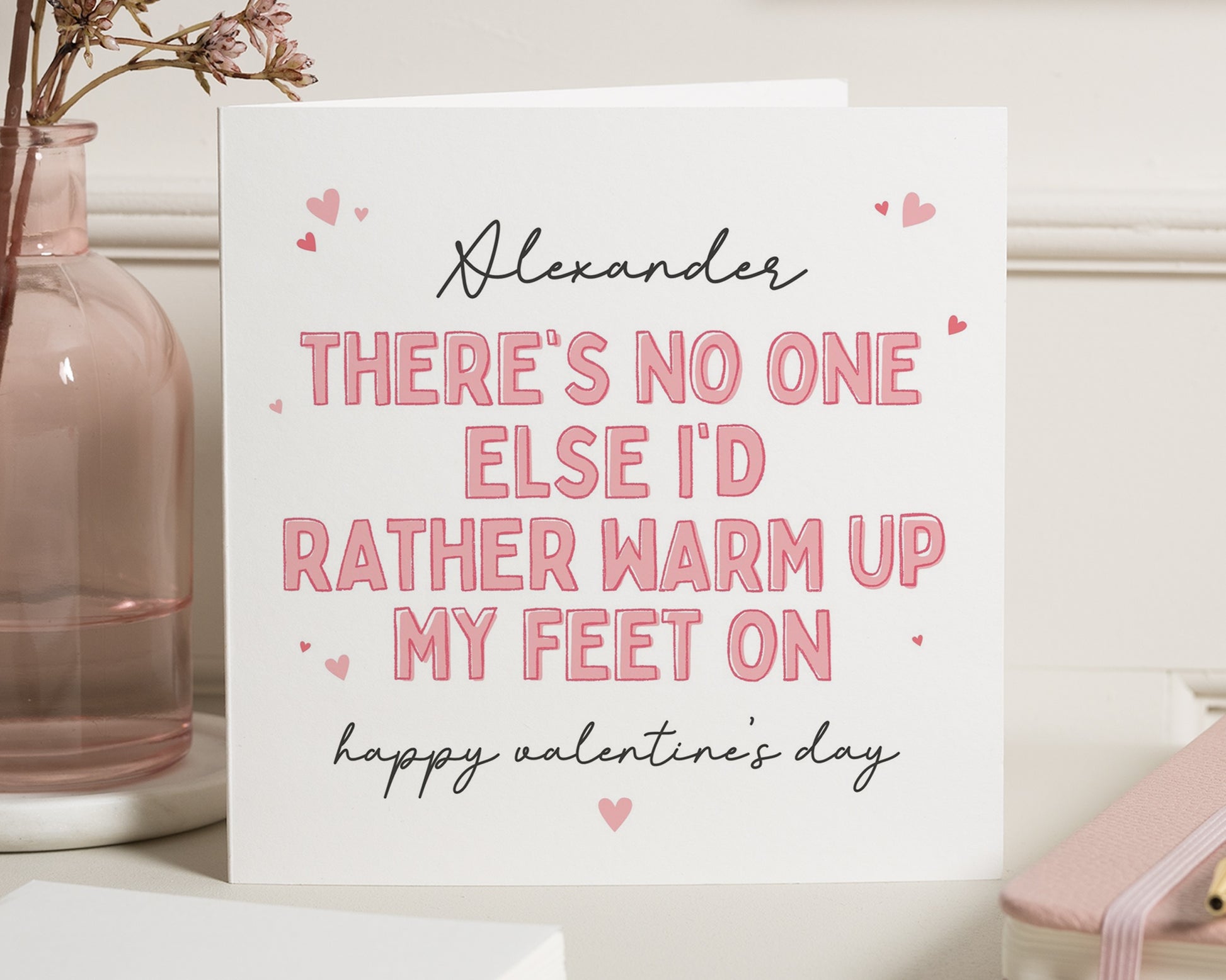 Valentines Day Card for Him, Personalised Valentines Card, Funny Valentines Card, Romantic Card for Boyfriend, Husband, Fiance