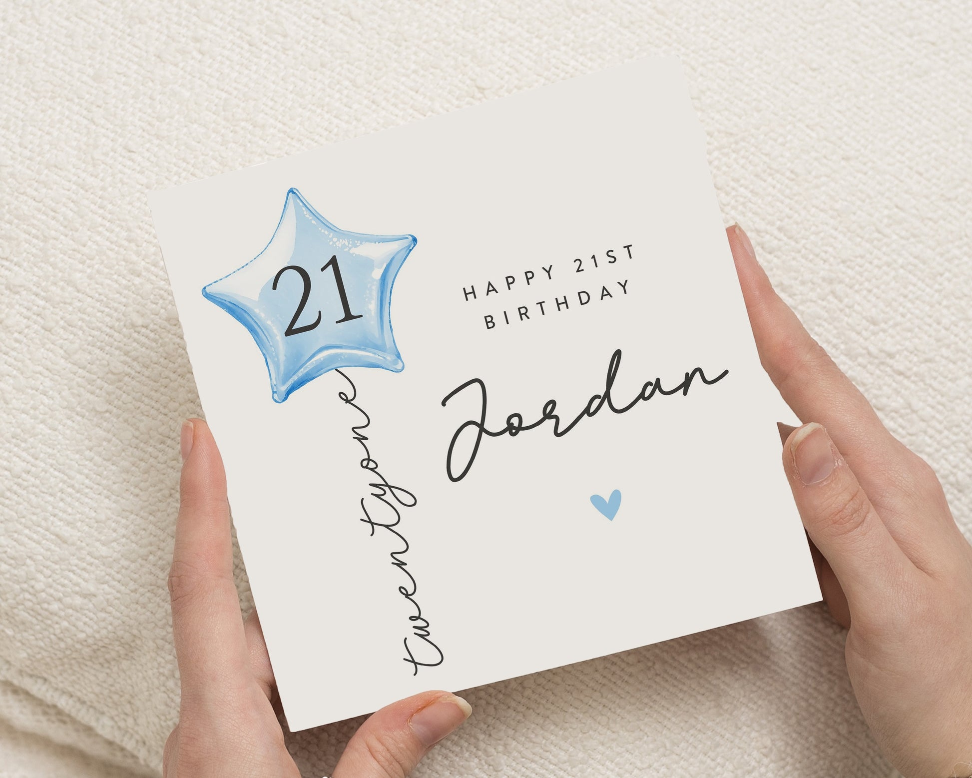 21st Birthday Card, Personalised Birthday Card, Birthday Card for Him, Birthday Card for Her, 21st Birthday Card for Friend