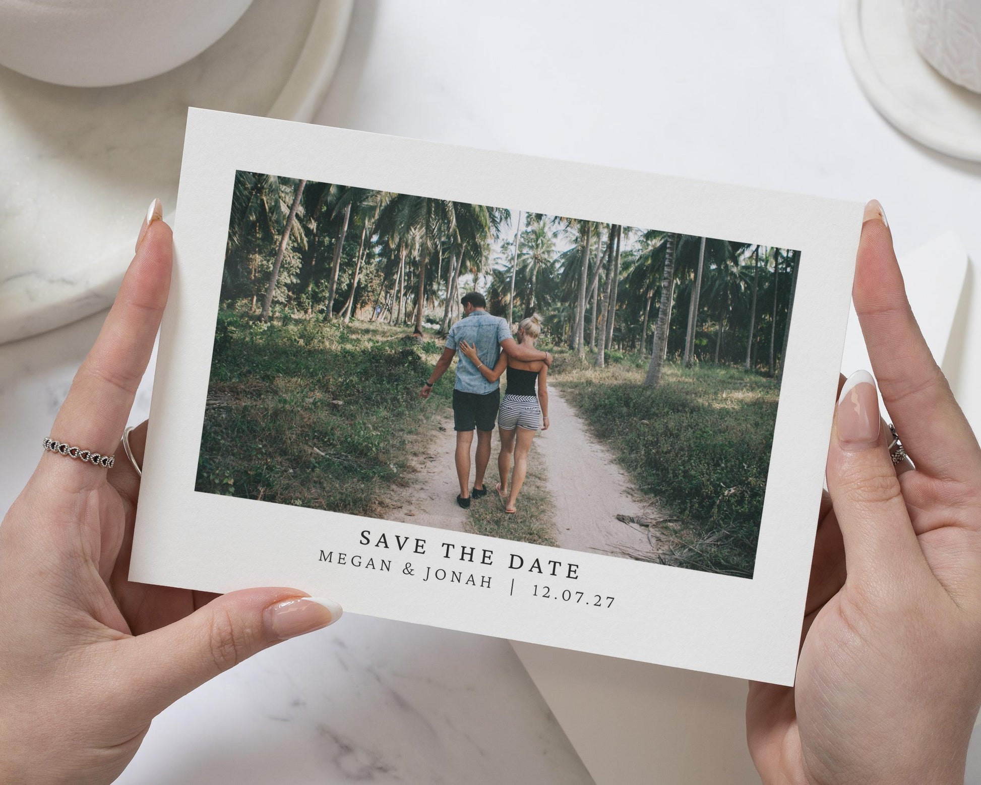 Personalised Save the Date Card, Photo Save the Date Card, Wedding Save the Date, Custom Save the Date, Simple Save the Date Card