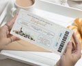 Personalised Holiday Reveal Ticket, Custom Boarding Pass Gift Voucher, Travel Gift for Her, Weekend Away, Reykjavik Gift Experience