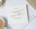Wedding Card, Happy Ever After Card, Personalised Wedding Card, Engagement Card, Wedding Card for Couple, Custom Wedding Card