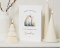 Christmas Card for Wife, Personalised Christmas Card for Her, Wife Christmas Card, Polar Bear Christmas Card, Cute Xmas Card for Wife