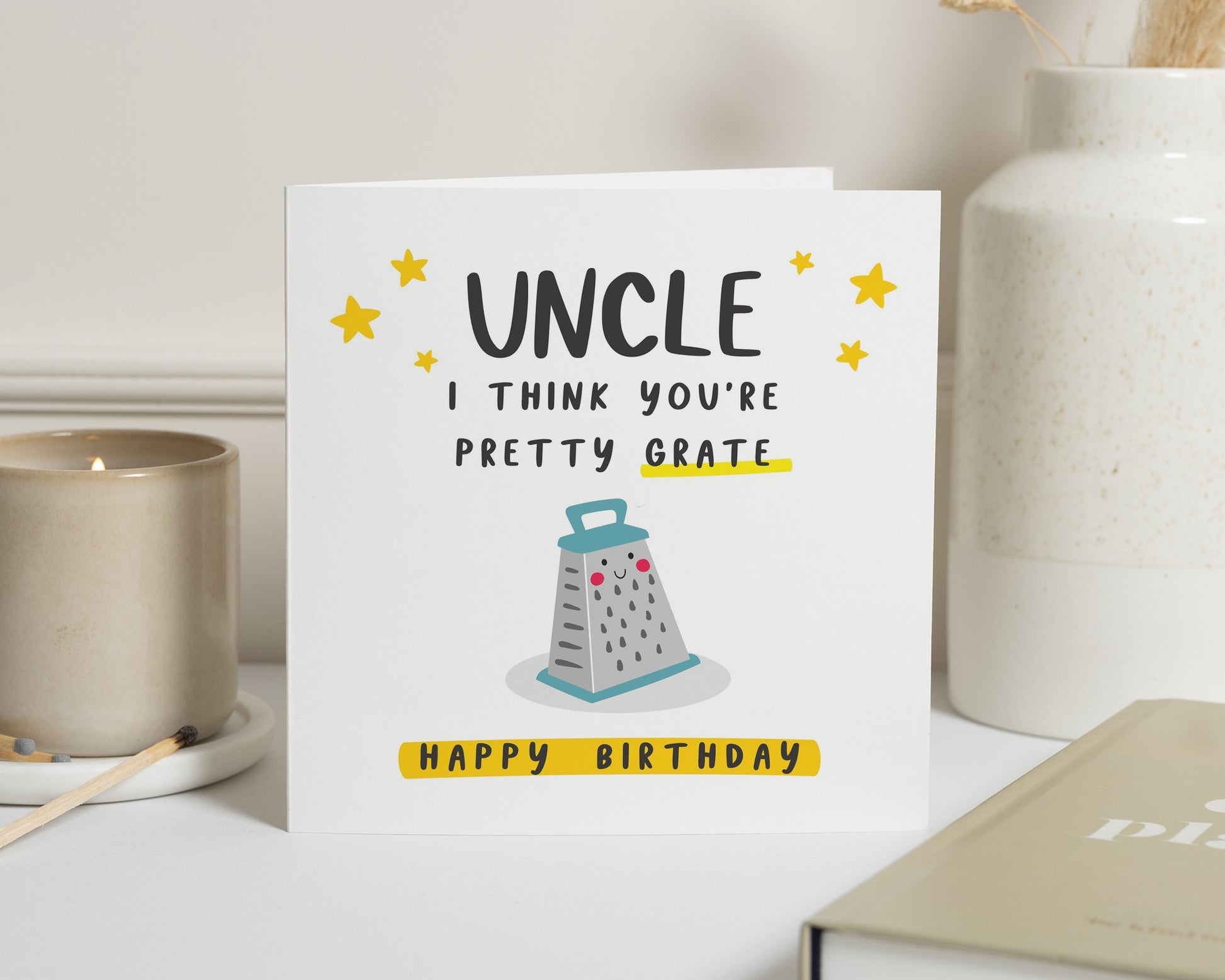 Birthday Card for Uncle, Funny Birthday Card for Him, Uncle Birthday Card, Pun Birthday Card, Cute Birthday Card for Uncle