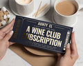 Personalised Gift Voucher for Her, Wine Subscription Gift, Wine Club Voucher, Birthday Gift for Auntie, Custom Gift Voucher