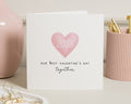 Valentines Day Card, First Valentines Day Card, Valentines Card for Couple, Personalised Valentines Card, Our First Valentines Day Together