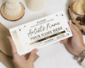Personalised Concert Ticket Gift, Scratch To Reveal, Gold Foil, Custom Concert Gift, Gift Voucher For Her, Birthday Gift For Daughter