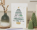 Christmas Card for Teacher, Teacher Christmas Card, Personalised Teacher Card, Teacher Thank You Card, Xmas Card for Teacher, School Card