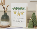 First Christmas Card, 1st Christmas Card, Baby First Christmas Card, Personalised Christmas Card, Family of Three Christmas Card