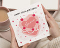 30th Birthday Card, Personalised Birthday Card for Her, Cute Birthday Card, Cherry Cake Card, Card for Friend