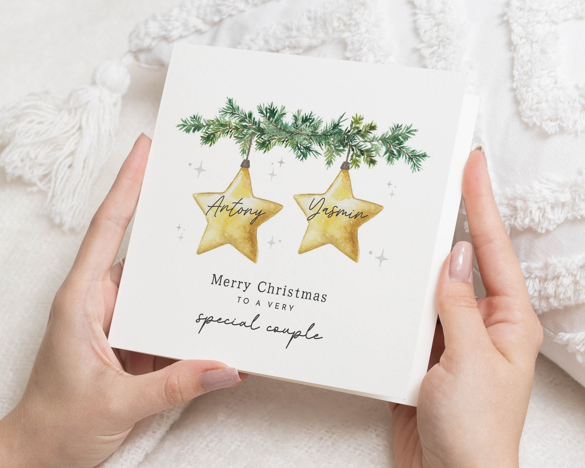 Christmas Card for Couple, Special Couple Christmas Card, Personalised Christmas Card, Merry Christmas Card for Husband Wife Partner