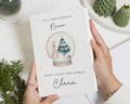 First Christmas Card for Niece, 1st Christmas Card, Personalised Christmas Card for Niece, Baby Girl Christmas Card, Bunny Xmas Card